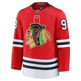 Miesten NHL Chicago Blackhawks Pelipaita 2025-26 Fanatics Centennial Premium Connor Bedard Punainen